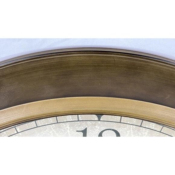 River City 24" Wall Clock No.6 Indoor Outdoor Temp Hygrometer Vintage Style - Picture 4 of 7